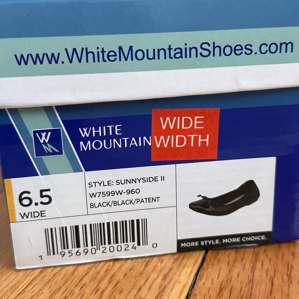 White Mountain Black Ballet Flats - Picture 4 of 4